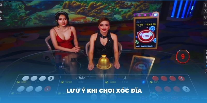 Một số lưu ý khi chơi xóc đĩa tại nhà cái BJ88